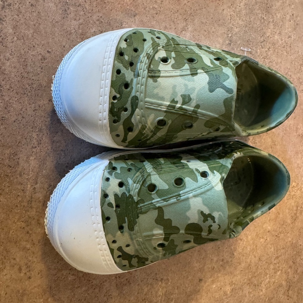 Little Me youth Camouflage Slip-On Shoes - Picture 3 of 5